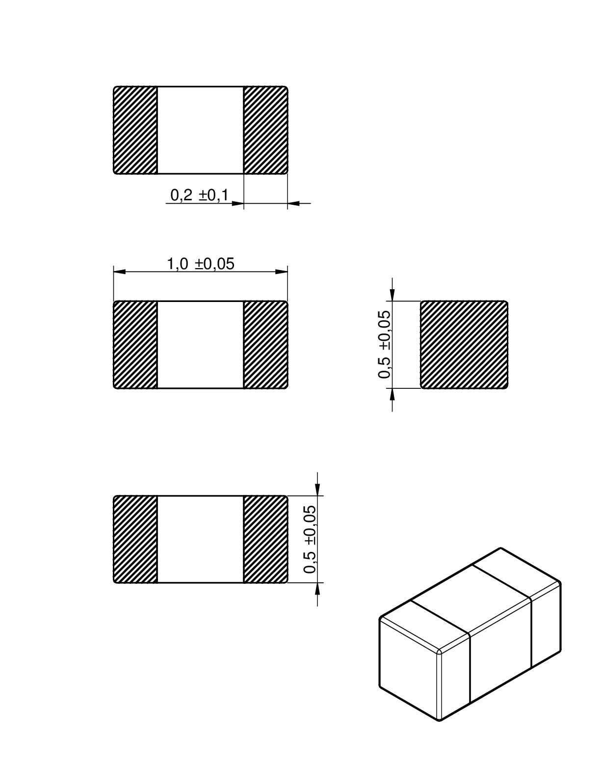 WECBF HF SMT EMI Suppression Ferrite Bead (High Frequency) Passive